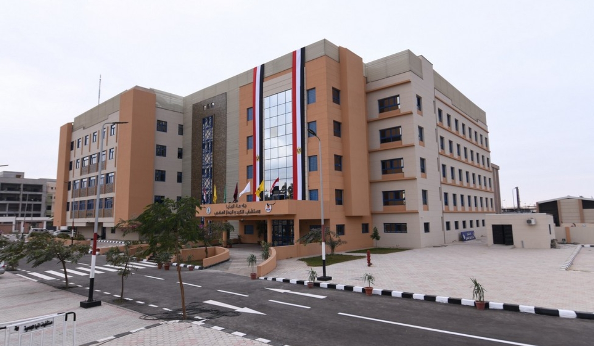 Technicians performing maintenance and operation of electromechanical systems at Minia University Liver Hospital