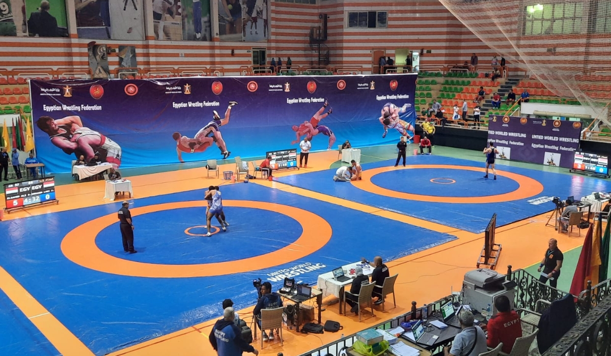 Professional security team ensuring safety at the World Wrestling Championship in Sharm El Sheikh